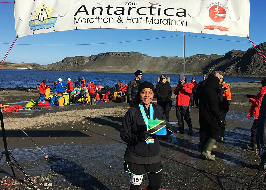 SWU alumna runs Antarctica Marathon